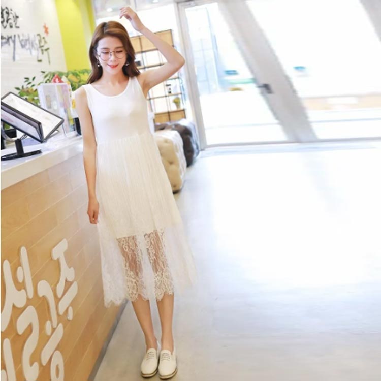 インナー ワンピース キャミソール ワンピース タンクトップ チュールワンピース レディース 春夏秋 2タイプ インナーワンピース 刺繍 シースルー チュール かわいい 重ね着 ペチコート ペチワンピース 可愛い