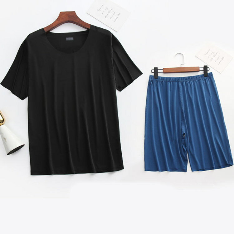 パジャマ 接触冷感 メンズ ルームウェア 上下セット 無縫製 シームレス 半袖 Tシャ...