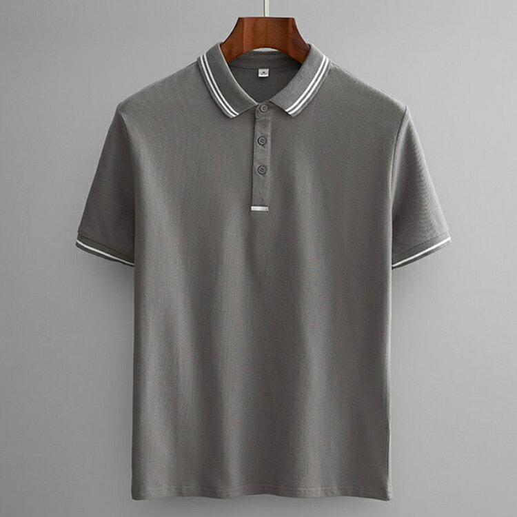 ポロシャツ メンズ 接触冷感 半袖ポロシャツ 綿 コットン メッシュ 吸汗速乾 冷感 涼感 涼しい トップス 配色ライン 大きいサイズ 夏用 ゴルフウエア 作業着 作業服 熱中症対策 スポーツ 制服 春 夏 秋 春服 夏服 秋服 送料無料