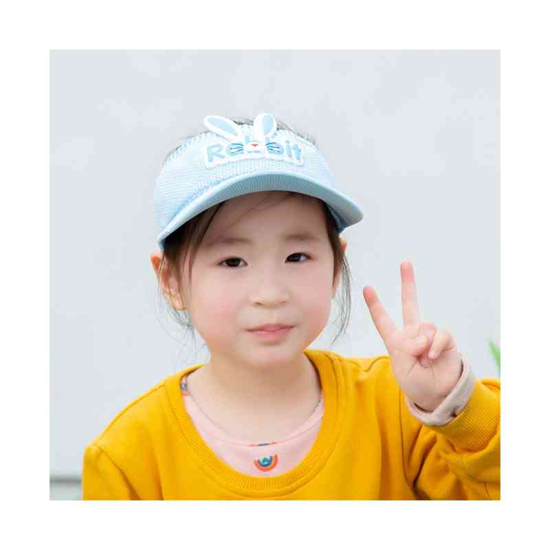 送料無料 サンバイザー キッズ 帽子 男の子 女の子 キャップ 日よけ オシャレ Kids かわいい 小物 うさぎ耳付き アウトドア こども 子供 直輸入品激安 子ども サマーニット おしゃれ 日除け 紫外線対策 Uv