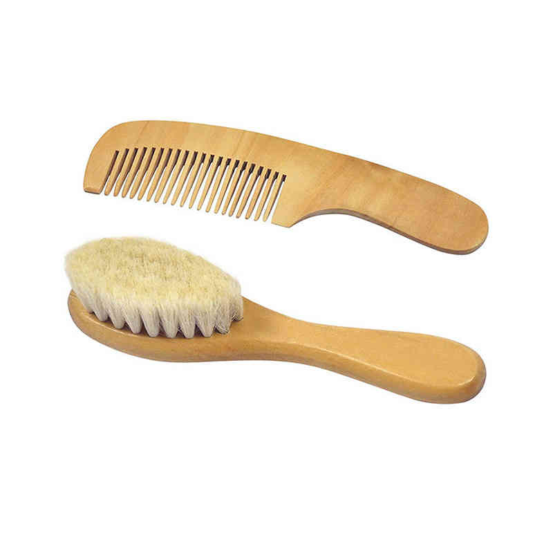 ベビーヘアブラシ ブラシ コーム アウトレット 送料無料 ベビー用 赤ちゃん ベビーヘアブラシ コーム くし 出産祝い 柔らかい 乳児 ベビーブラシ 天然素材