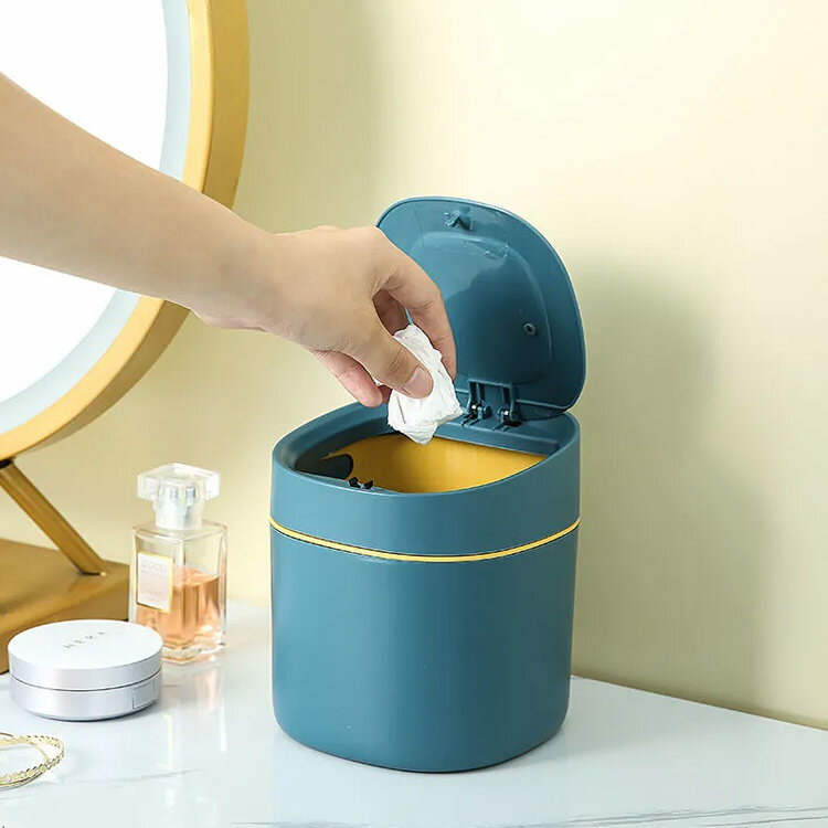 小さい ごみ箱 卓上ゴミ箱 卓上 ミニダストボックス 片手でオープン ミニ 生ゴミ おしゃれ 蓋つき ワンタッチ ごみ箱 インテリア 大容量 ワンタッチ