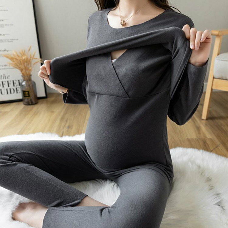 薄起毛 冬 肌着 あったかグッズ 上下セット インナー あったか 授乳インナー 授乳服 秋冬 マタニティパンツ 長袖 春 裏起毛 暖かい 防寒 極暖 ママシャツ マタニティ インナーシャツ レギンス 産前 産後 妊婦 妊娠 臨月 下着 妊婦服 アンダーウェア 冷え症 秋 2