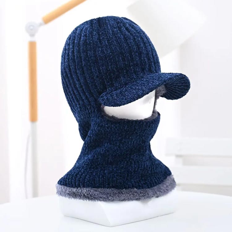 ニット帽 ニット 目だし帽 冬用 帽子 目出し...の紹介画像3