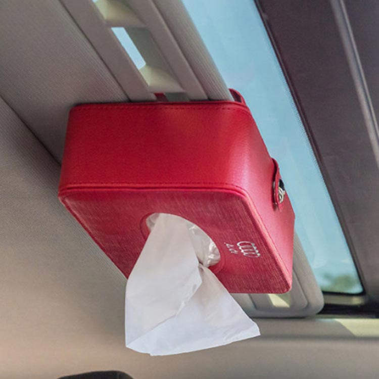 2way レザー 壁掛け 横置き 吊るす ティッシュカバー PUレザー 車 掛ける 縦 収納 ティッシュケース ボックスティッシュ 吊り下げ [2]