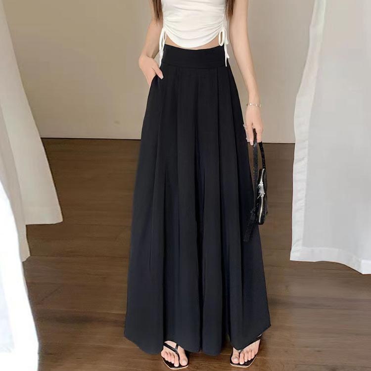 ガウチョパンツ レディース スカーチョ ワイドパンツ 春夏 ロング ゆったり スラッ...