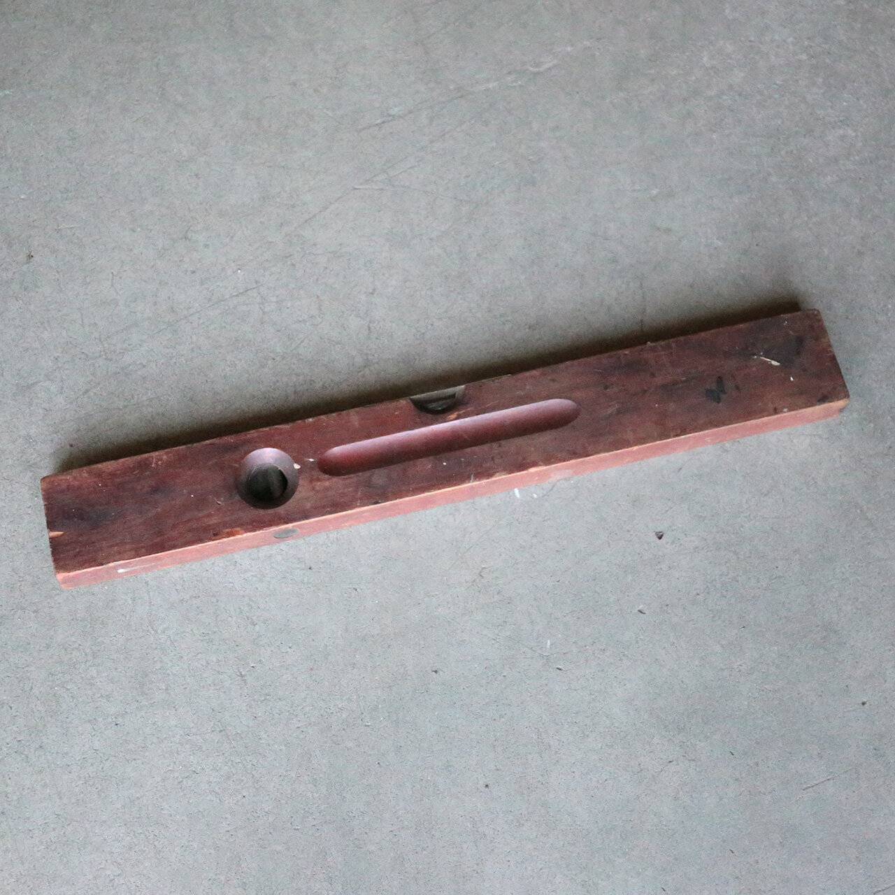 【中古】 水平器 木製 測定器 測定工具 ディスプレイ インテリア アメリカ 雑貨 ヴィンテージ アンティ..