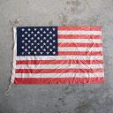 【中古】 壁掛け アート 星条旗 アメリカ国旗 50スターズ 50州 旗 インダストリアル アンティーク ヴィンテージ レッド ネイビー かっこいい おしゃれ ...