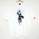 APPLEBUM×Tadaomi Shibuya×MARVEL アップルバム 澁谷忠臣 Captain America T-shirt キャプテンアメリカ Tシャツ アベンジャーズ 原宿ポップアップ限定 MV1921115 White ホワイト 白 XL【中古】