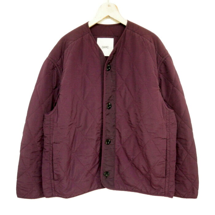 Rakuten - OAMC OVER ALL MASTER CLOTH ルークメイヤー 22AW COMBAT LINER JACKET コンバットライナー キルティングジャケット ミリタリー 22A28OAU60 RAISIN レーズン 紫 L【中古】