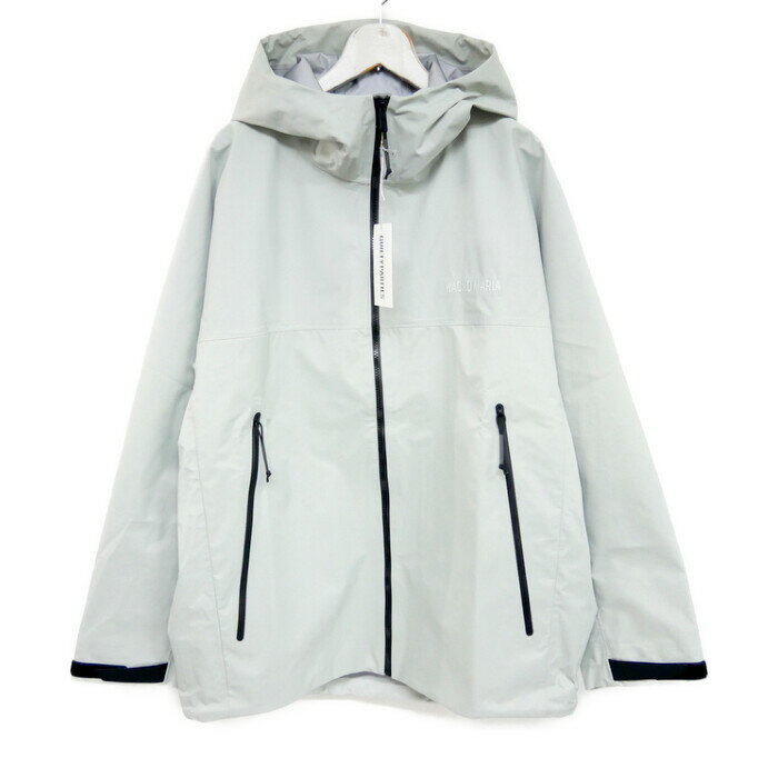 WACKO MARIA ワコマリア 国内正規 23AW 3LAYER MOUNTAIN PARKA スリーレイヤー マウンテンパーカー シェルジャケット 23FW-WMO-OD04 定価84700円 GRAY グレー L【中古】