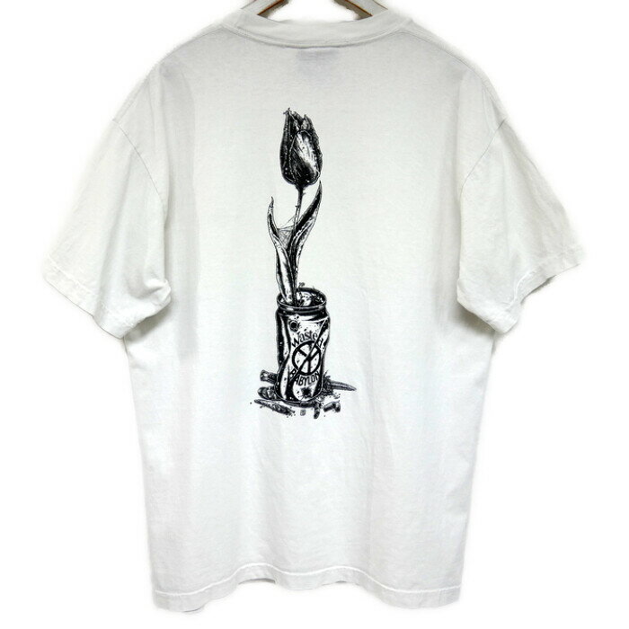 Wasted Youth×BABYLON LA ウエステッドユース バビロン VERDY 東京ポップアップ限定 S/S Logo Tee ロゴTシャツ バックグラフィティ White ホワイト 白 M【中古】