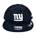 NEW ERA Powered by GORO NAKATSUGAWA ニューエラ 中津川吾郎 MIN-NANO 国内正規 NFL NEW YORK GIANTS RETRO CROWN RC 9FIFTY SNAPBACK CAP スナップバックキャップ NAVY ネイビー OSFM【中古】