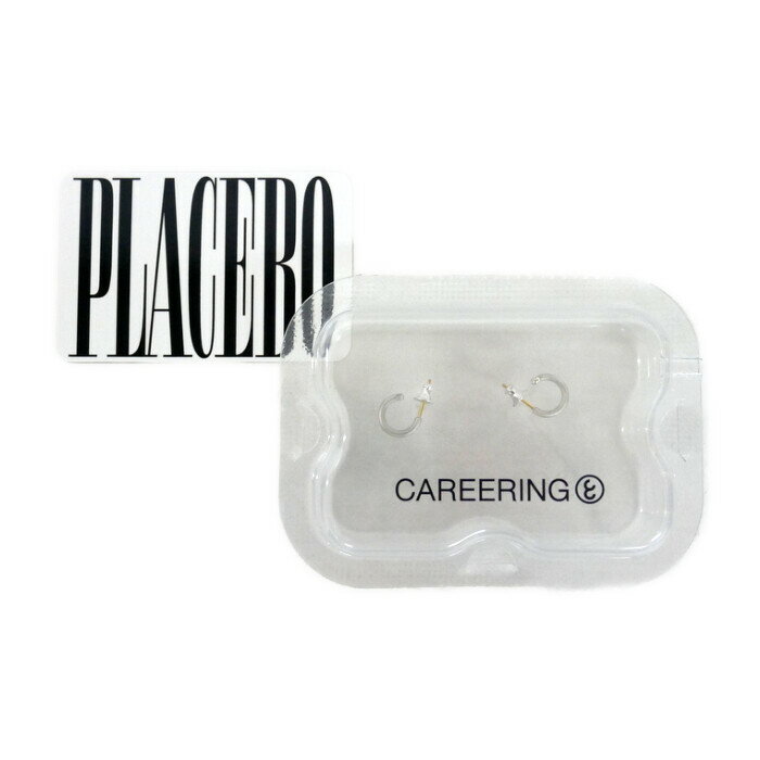 CAREERING キャリアリング 国内正規 PLACEBO 101 matte SV ピアス プラシーボ 両耳用 アクセサリー CPM101R SILVER925 K18 マットカラー SILVER シルバー【中古】