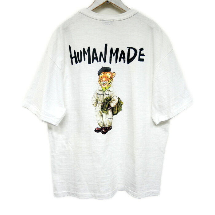 HUMAN MADE ヒューマンメイド NIGO 国内正規 TIGER GRAPHIC T-SHIRT TEE Tシャツ タイガー WHITE ホワイト 白 XXL 2XL【中古】