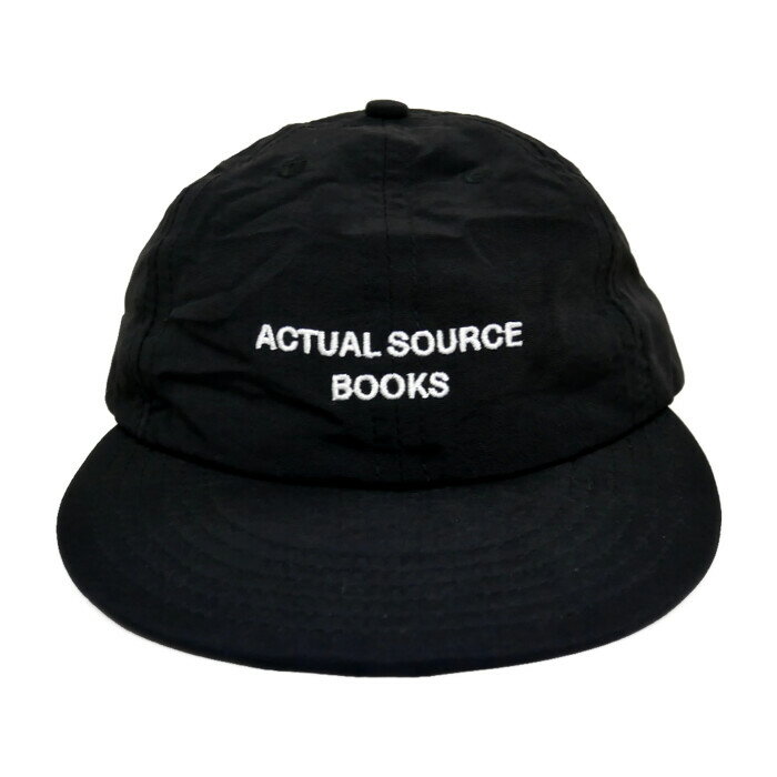 ACTUAL SOURCE アクチュアルソース 国内正規 ComfyBoy Runner 2.0 Cap ロゴ刺繍キャップ ストレッチナイロン BLACK ブラック 黒 FREE【中古】