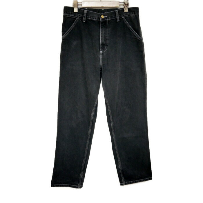 Rakuten - carhartt WIP WORK IN PROGLESS カーハート 国内正規 SIMPLE PANT シンプルパンツ デニム Black Stone Washed ブラック 黒 ストーンウォッシュ 30×32【中古】