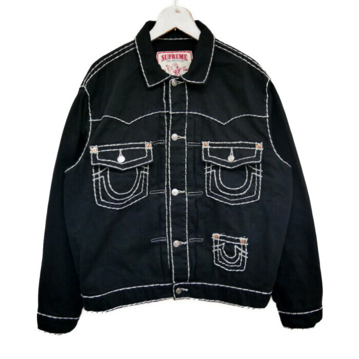 【極美品】Supreme × True Religion ジップパーカー　M Supreme True Religion Zip Up Hooded Sweatshirt Purple メンズ