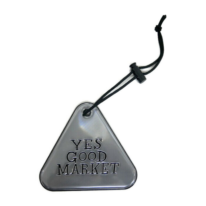 YES GOOD MARKET YGM イエスグッドマーケット 国内正規 トライアングルリフレクター キーホルダー SILVER シルバー Free