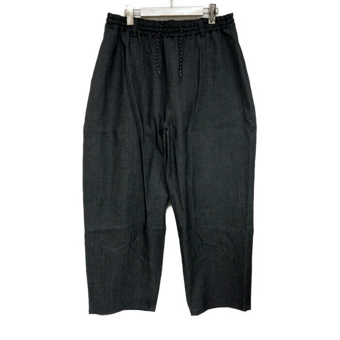 Powderhorn Mountaineering パウダーホーンマウンテニアリング 国内正規 26SS P.H. M BLK DENIM PANTS ブラックデニム イージーパンツ PH26SS-005 BLACK ブラック 黒 L