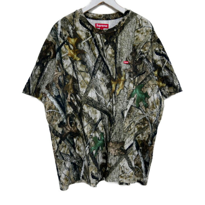 Supreme 国内正規 24AW 24FW Small Box Tee スモールボックスロゴ Tシャツ 半袖 TrueTimber HTC Fall Camo トゥルーティンバーカモ ツリーカモ 迷彩 XL