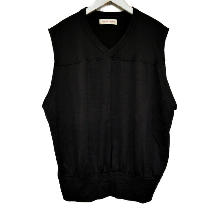barbell object バーベルオブジェクト 国内正規 25SS bo ns top ウールジャージーベスト ノースリーブトップ bo-04cn04 brown ブラウン 茶 F【中古】