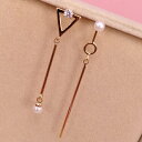 【ポイントが倍!】 ロングピアス パール ロング ゴールド シルバー 春 かわいい アシンメトリー おしゃれ 大ぶり オフィス 小ぶり 個性的 シンプル 秋冬 オススメ おすすめ キャッチ カジュアル 大人 ビジネス フォーマル
