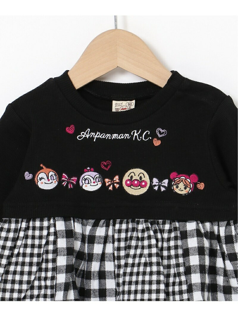 などは】 APKC/(K)ドッキングチェックワンピース ANPANMAN KIDS COLLECTION アンパンマンキッズコレクション ワンピース・ドレス  その他のワンピース・ドレス ホワイト ブラック[Rakuten Fashion]：ANPANMAN KIDS COLLECT レディース -  to-scope.co.jp
