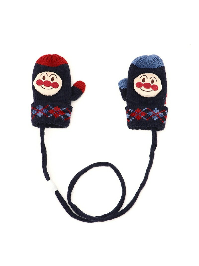 APKC/(K)アーガイル柄ニットミトン ANPANMAN KIDS COLLECTION アンパンマンキッズコレクション ファッ..