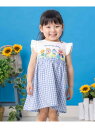 APKC/(K)ギンガムチェック切替ワンピース ANPANMAN KIDS COLLECTION アンパンマンキッズコレクション ワンピース・ドレス ワンピース...