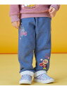 APKC/(K)裾折返しレースボトム ANPANMAN KIDS COLLECTION アンパンマンキッズコレクション パンツ ジーンズ・デニムパンツ ネイビー【送料無料】[Rakuten Fashion]