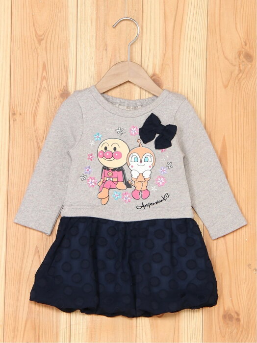 ANPANMAN KIDS COLLECTION/(K)バルーンスカートワンピース ANPANMAN KIDS COLLECTION アンパンマンキッズコレクション ワンピース キッズワンピース ネイビー[Rakuten Fashion]