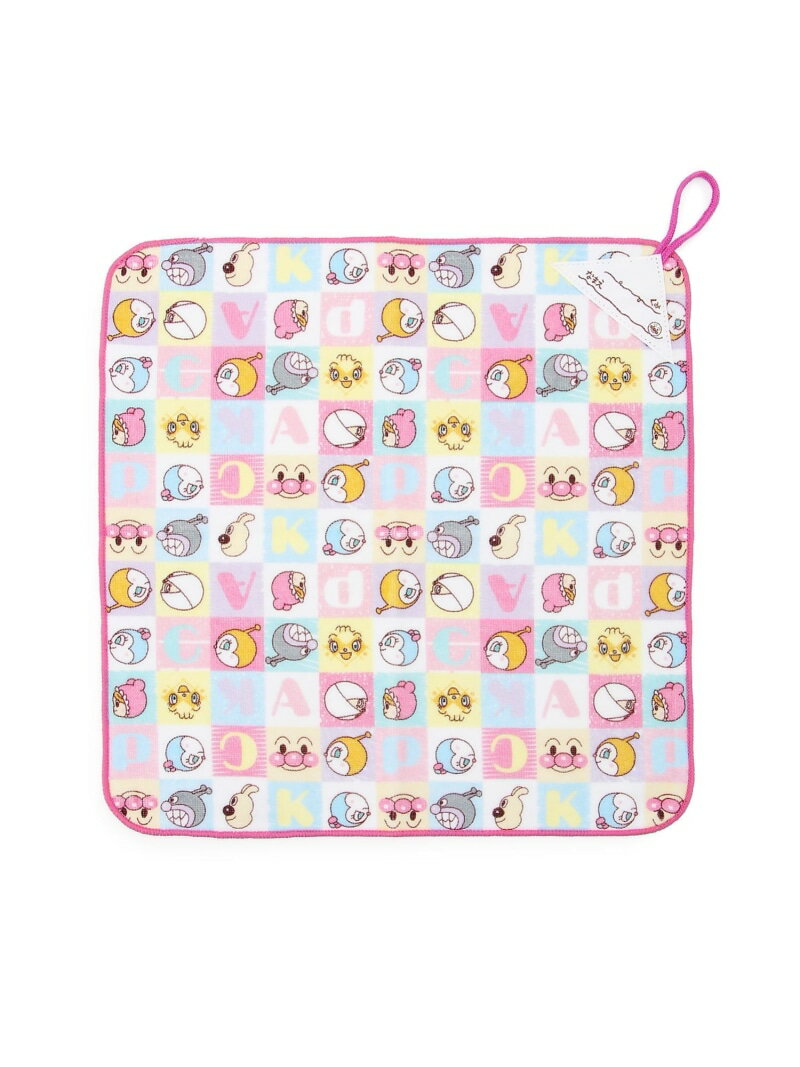 ANPANMAN KIDS COLLECTION/(K)ブロック総柄ループ付きタオル ANPANMAN KIDS COLLECTION アンパンマンキ..