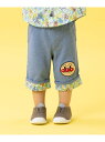 ANPANMAN KIDS COLLECTION/(K)リーフ総柄裾折り返しカノコパンツ ANPANMAN KIDS COLLECTION アンパンマンキッズコ...