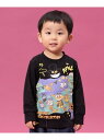 【SALE／30%OFF】APKC/(K)ハロウィン柄長袖Tシャツ ANPANMAN KIDS COLLECTION アンパンマンキッズコレクション トップス カットソー・Tシャツ ブラック【RBA_E】[Rakuten Fashion]