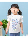 ANPANMAN KIDS COLLECTION/(K)お花モチーフシルエットTシャツ ANPANMAN KIDS COLLECTION アンパンマンキッズコレ...