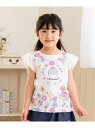 【SALE／30%OFF】APKC/(K)花柄袖レースTシャツ ANPANMAN KIDS COLLECTION アンパンマンキッズコレクション トップス カットソー・Tシャツ ホワイト ピンク【RBA_E】[Rakuten Fashion]