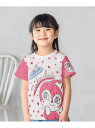 APKC/(K)ドキンちゃん コキンちゃん袖アップリケTシャツ ANPANMAN KIDS COLLECTION アンパンマンキッズコレクション トップス カットソー・Tシャツ ピンク ブルー【送料無料】[Rakuten Fashion]