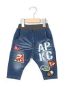 【SALE／30%OFF】APKC/(K)ワッペンデニムパンツ ANPANMAN KIDS COLLECTION アンパンマンキッズコレクション パンツ ジーンズ・デニムパンツ ネイビー【RBA_E】【送料無料】[Rakuten Fashion]