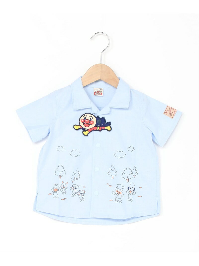 【SALE／30%OFF】ANPANMAN KIDS COLLECTION/(K)アンパンマンアップリケボタン半袖...
