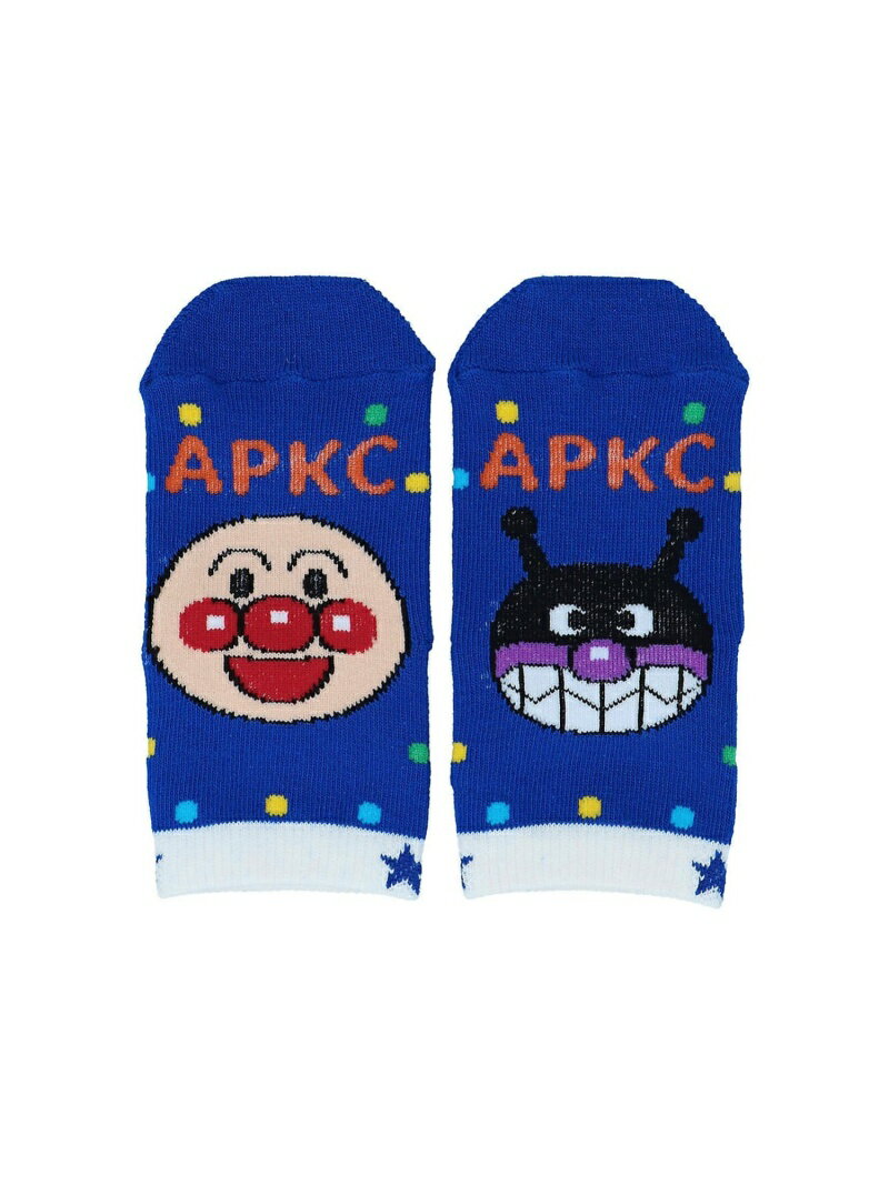 ANPANMAN KIDS COLLECTION（アンパンマンキッズコレクション）APKC/(K)いっしょにはこうアンパンマン ばいきんまんアンパンマンとばいきんまんがお子様のお着替えを応援♪履き口に星モチーフのデザインが入っているので、お子様が1人でソックスを履く時にも持ち手が分かりやすくて便利！アンパンマンとばいきんまんもお子様向きのデザインとなっているので、お子様のやる気を引き出しつつお着替えをしっかり応援します！底にはすべりどめ加工つきなのも嬉しいポイント。【日本製/MADE IN JAPAN】【底面すべりどめ加工つき】【底面お名前スペース付き】【ANPANMAN KIDS COLLECTION／アンパンマンキッズコレクション】は「着ているだけで笑顔になる」をコンセプトに、”アンパンマンといつでも一緒にいたい”というこども達の夢をかなえるコレクションです。保育園や幼稚園で活躍するデイリー服から、おでかけ着・ギフトにぴったりの雑貨まで、幅広く取り扱っています。（C）やなせたかし/フレーベル館・TMS・NTV当社のホームページに記載されている会社名・製品名・キャラクター名などは、商標法その他の法令により権利が守られています。無断での使用、転載、複写、複製等はおやめください。型番：2585414-70-9 GX8945【採寸】サイズ長さ11~13cm5.5cm13~15cm6.5cm15~17cm6.5cm商品のサイズについて【商品詳細】日本素材：綿アクリルその他サイズ：11~13cm、13~15cm、15~17cm※画面上と実物では多少色具合が異なって見える場合もございます。ご了承ください。商品のカラーについて 【予約商品について】 ※「先行予約販売中」「予約販売中」をご注文の際は予約商品についてをご確認ください。■重要なお知らせ※ 当店では、ギフト配送サービス及びラッピングサービスを行っておりません。ご注文者様とお届け先が違う場合でも、タグ（値札）付「納品書 兼 返品連絡票」同梱の状態でお送り致しますのでご了承ください。 ラッピング・ギフト配送について※ 2点以上ご購入の場合、全ての商品が揃い次第一括でのお届けとなります。お届け予定日の異なる商品をお買い上げの場合はご注意下さい。お急ぎの商品がございましたら分けてご購入いただきますようお願い致します。発送について ※ 買い物カートに入れるだけでは在庫確保されませんのでお早めに購入手続きをしてください。当店では在庫を複数サイトで共有しているため、同時にご注文があった場合、売切れとなってしまう事がございます。お手数ですが、ご注文後に当店からお送りする「ご注文内容の確認メール」をご確認ください。ご注文の確定について ※ Rakuten Fashionの商品ページに記載しているメーカー希望小売価格は、楽天市場「商品価格ナビ」に登録されている価格に準じています。 商品の価格についてANPANMAN KIDS COLLECTIONANPANMAN KIDS COLLECTIONの靴下靴下・レッグウェアご注文・お届けについて発送ガイドラッピンググッズ3,980円以上送料無料ご利用ガイド