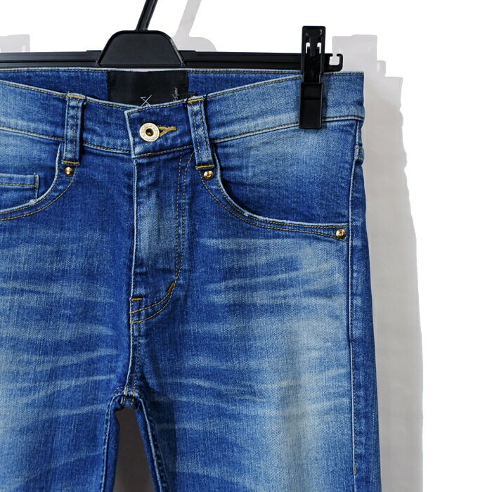 ys Yuji SUGENO/210340503/Hybrid Stretch USED Skinny Denim Pants/INDIGO/スキニー/デニム/ジーンズ/ストレッチ/インディゴ/ブルー