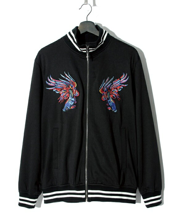 SWITCHBLADE/SACRED HEART BLOUSON/BLACK