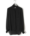 SWITCHBLADE/スイッチブレード/1101201/PUFF SLEEVE SHIRT(w/RIBBON TIE)/BLACK/ブラック/シャツ/パフスリーブ/UNISEX/ユニセックス