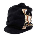 Roen /G / 73024002 / SKULL KNIT CASQUETTE / BLACK / KNITCAP / GOODS / jbgLXPbg / Xq / XJ/