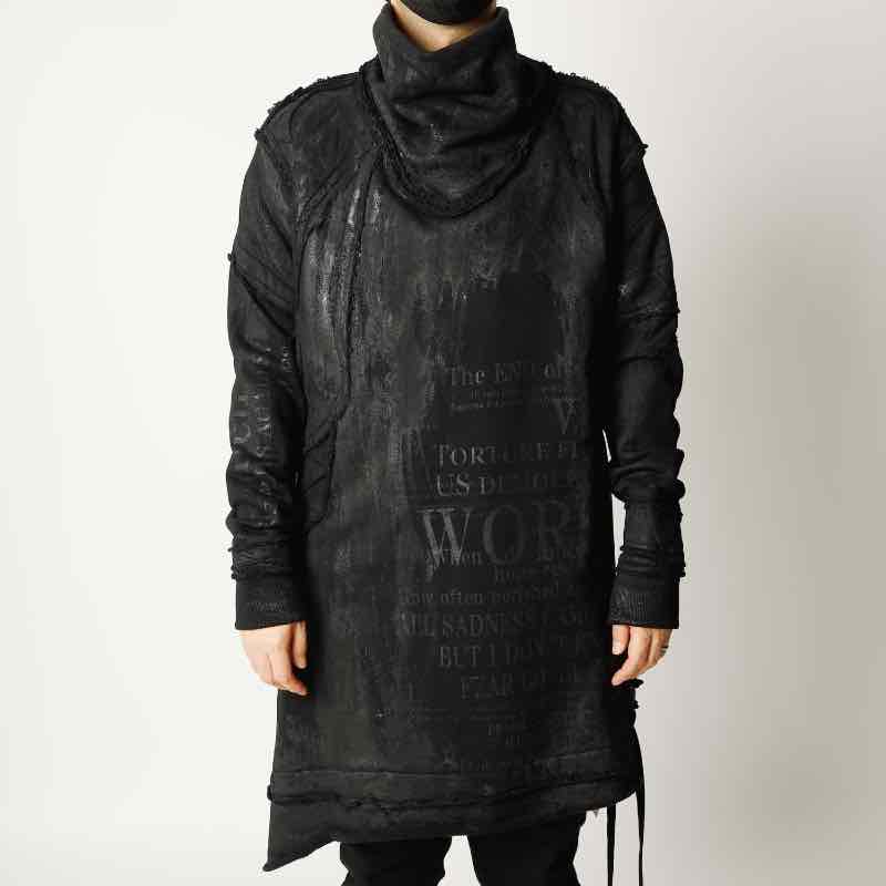 Shohei Takamiya / ST-016 / MORE RAGE NOIR / BLACK / nhCh / CN/ XEFbg / HANDMADE / REMAKE / TOPS