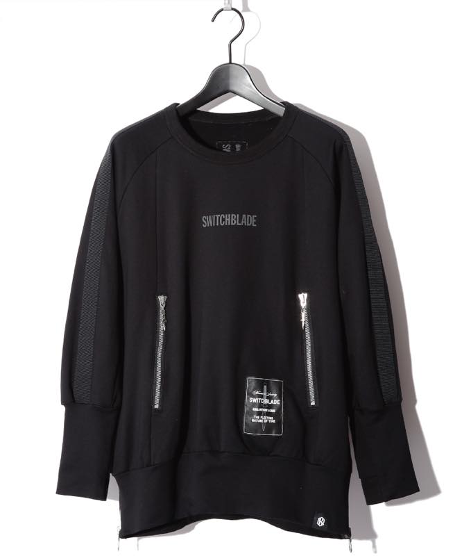 SWITCHBLADE / XCb`u[h / 1301120 / MULTI-ZIPPER SWEATSHIRT / BLACK / HYDE / nCh / gbvX