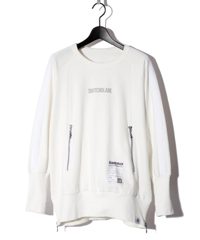 SWITCHBLADE / XCb`u[h / 1301120 / MULTI-ZIPPER SWEATSHIRT / WHITE / HYDE / nCh / gbvX