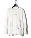 SWITCHBLADE / スイッチブレード / 1301120 / MULTI-ZIPPER SWEATSHIRT / WHITE / HYDE / ハイド / トップス