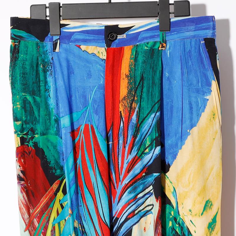 210830503 / ys Yuji SUGENO / AMARAマルチプリントイージーワイドパンツ / マルチカラー / MULTI